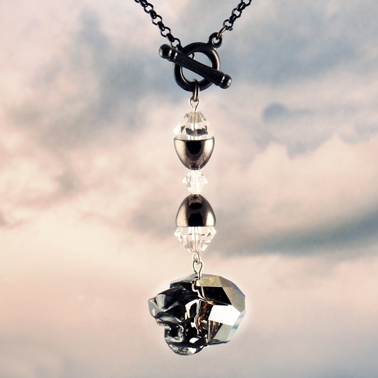 Back mirror pendant Swarovski
